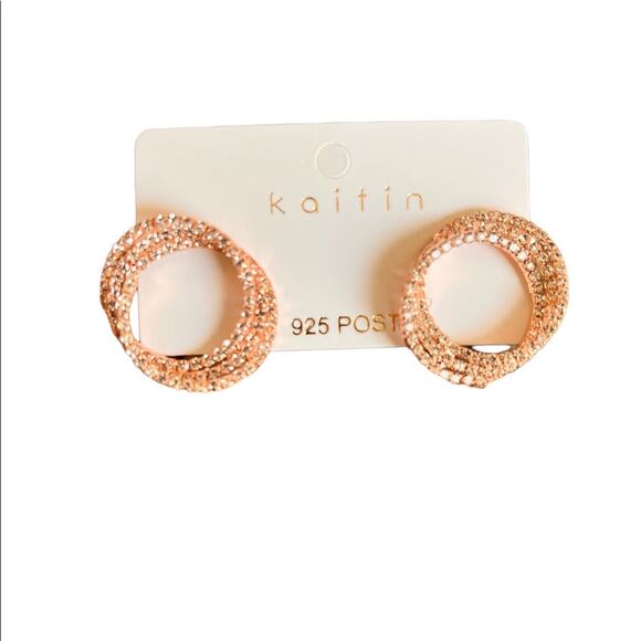 Kaitin 925 post earrings - Picture 1 of 2